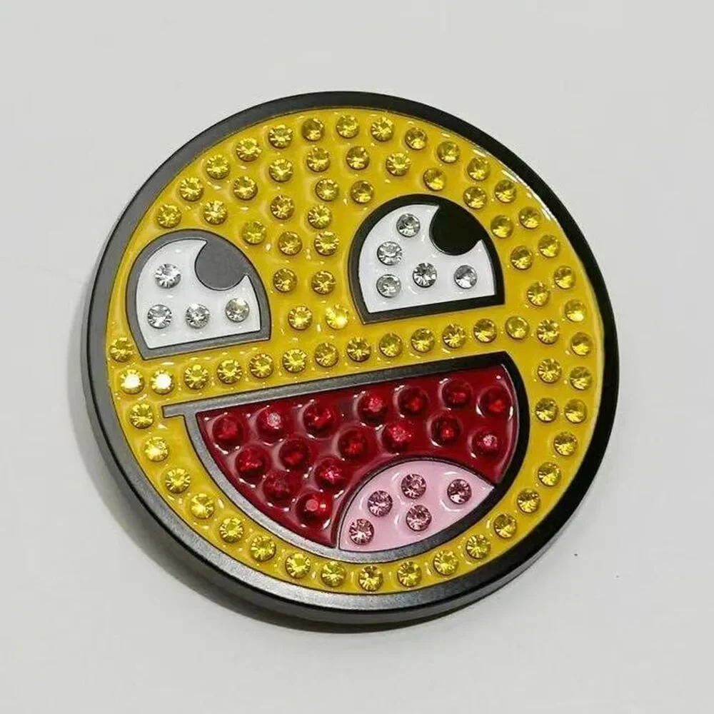 Epic Face Internet Meme Y2K Rhinestone Belt Buckle